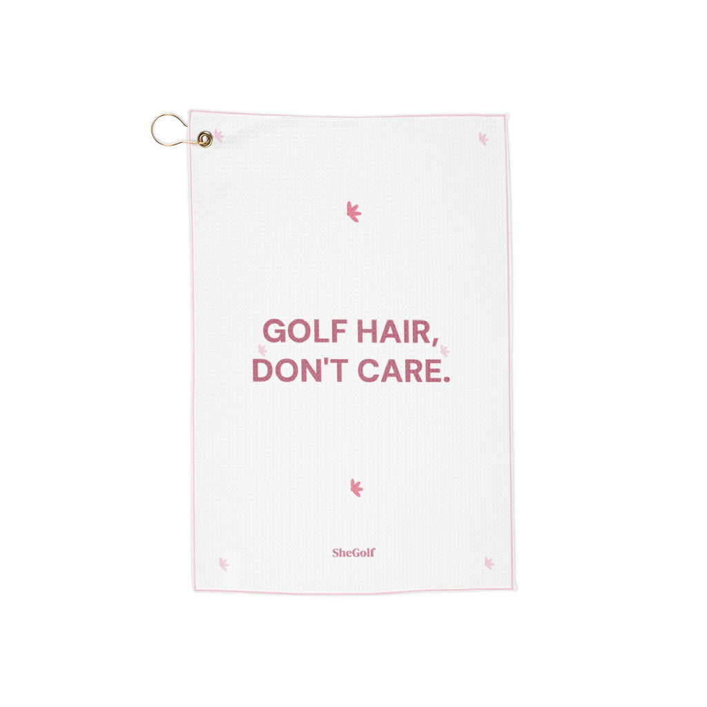 Golf Hair Don't Care Golf Towel