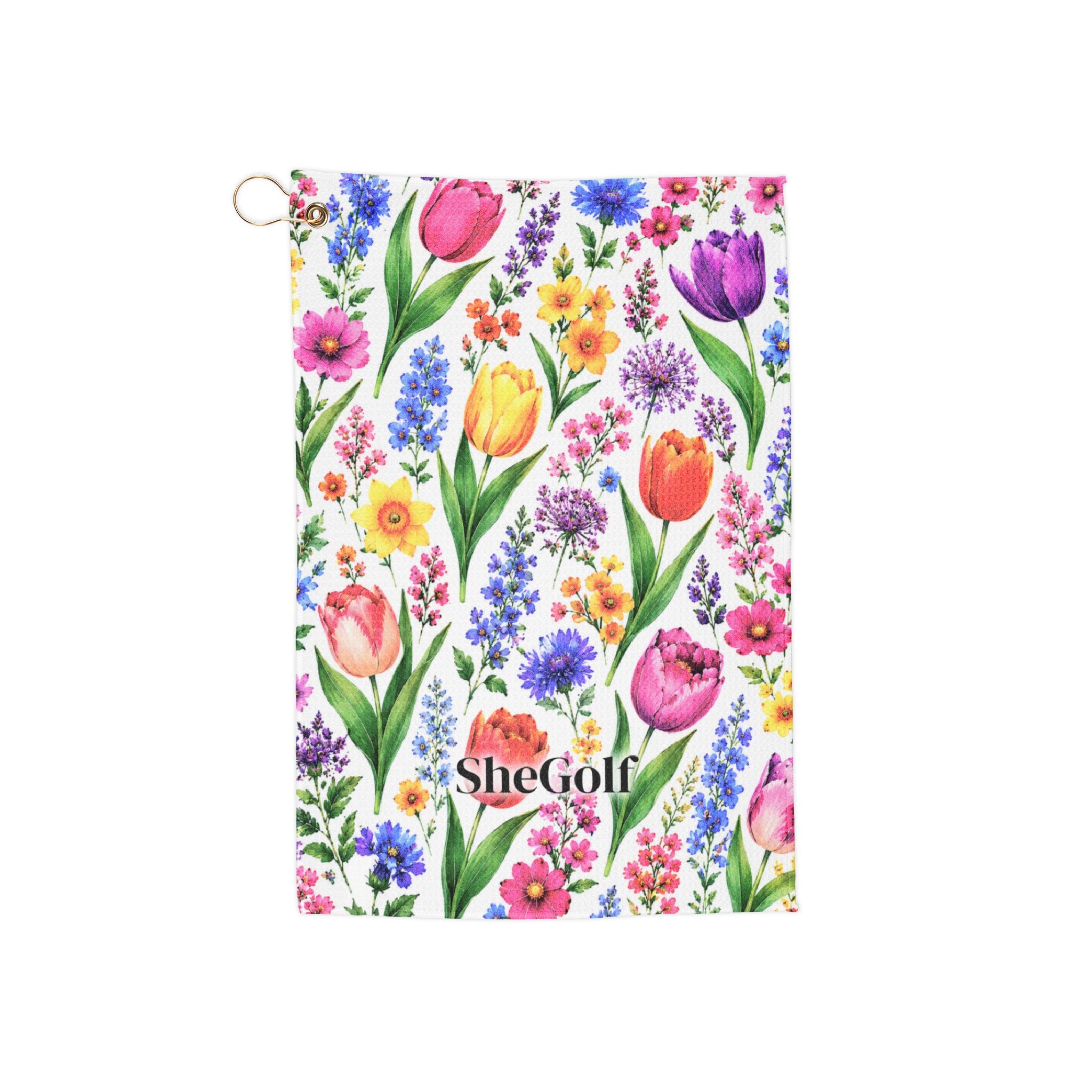 Golden Garden Golf Towel